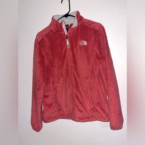 Hard to find Hot pink north face osito fleece jacket